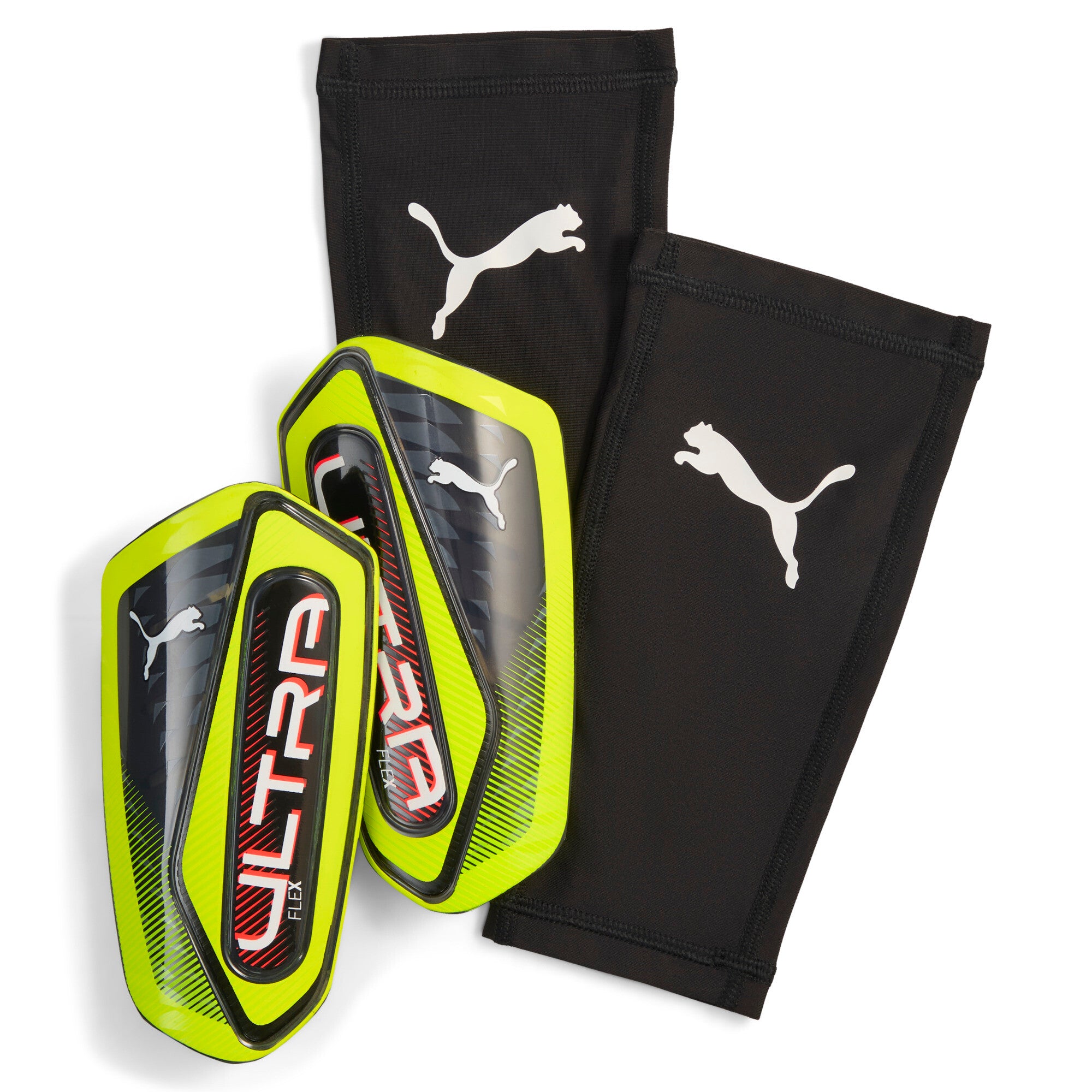 Puma Ultra Flex Shin Guards With Sleeves