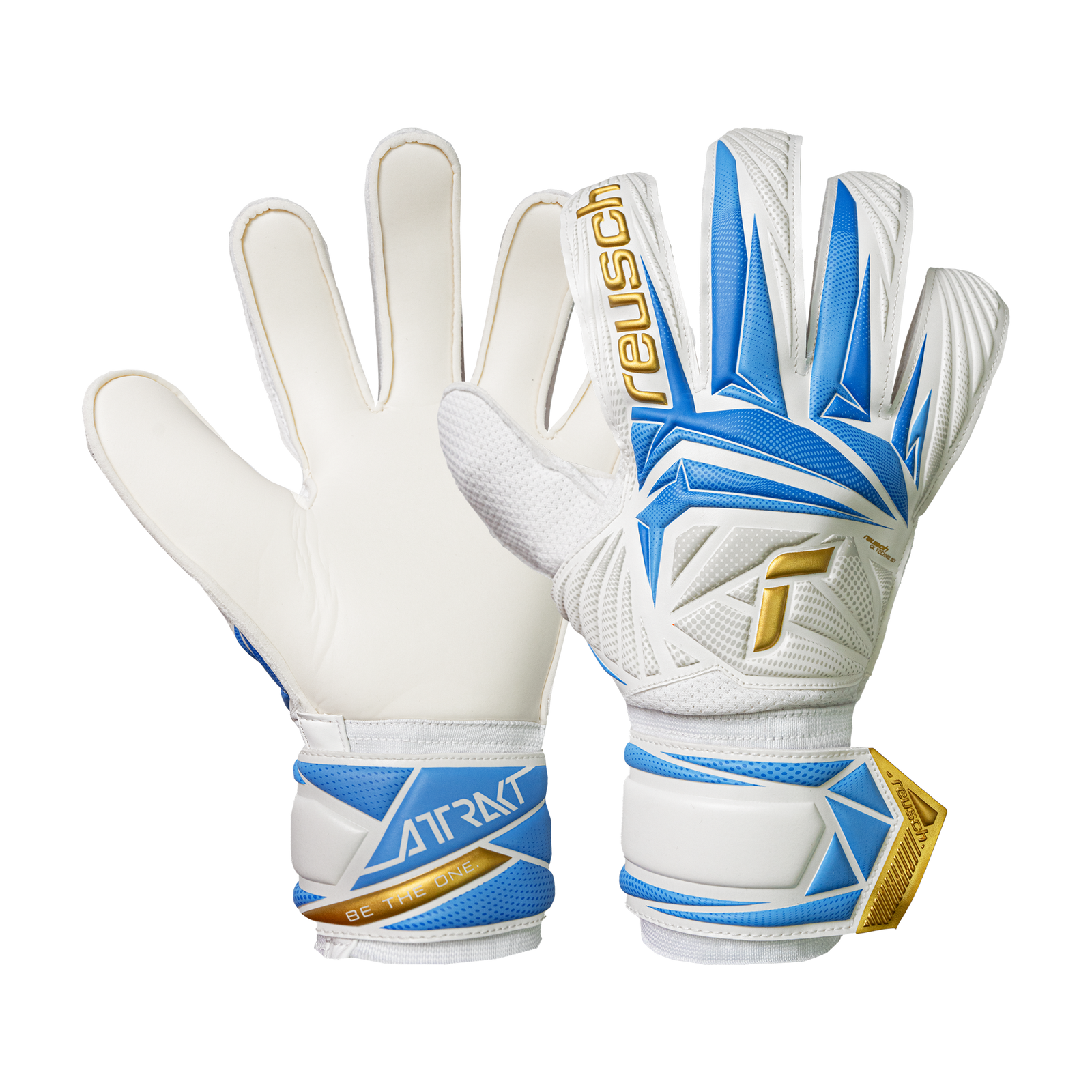 Reusch Jr. Attrakt Solid Goalkeper Gloves - Argentina Colors