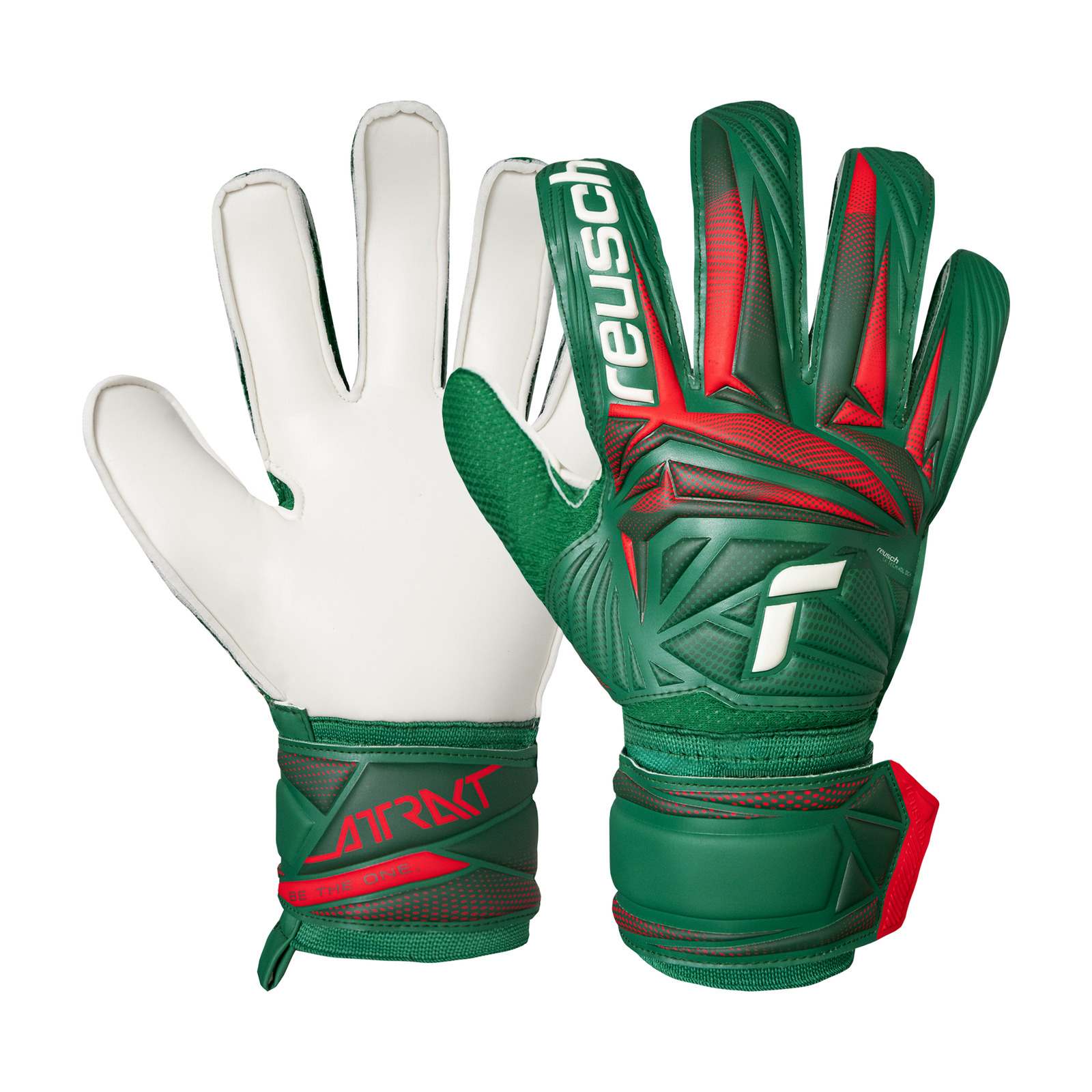 Reusch Jr. Attrakt Solid Goalkeper Gloves - Mexico Colors