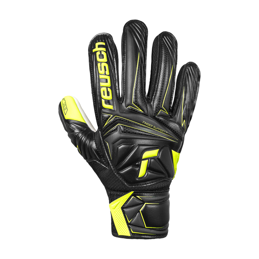 Reusch Jr. Attrakt Starter Solid Finger Support Goalkeeper Gloves
