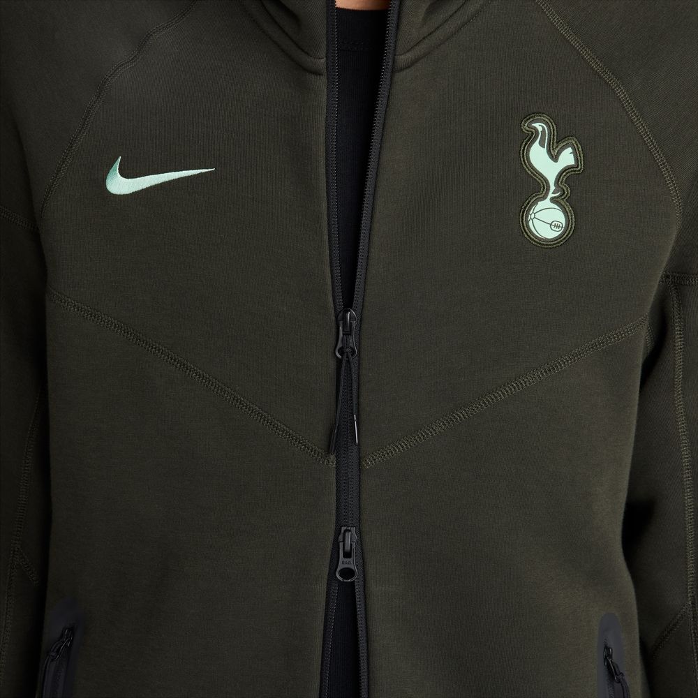 Nike Men's Tottenham Hotspur FC 2024/25 Tech Fleece Windrunner Third Full-Zip Soccer Jacket