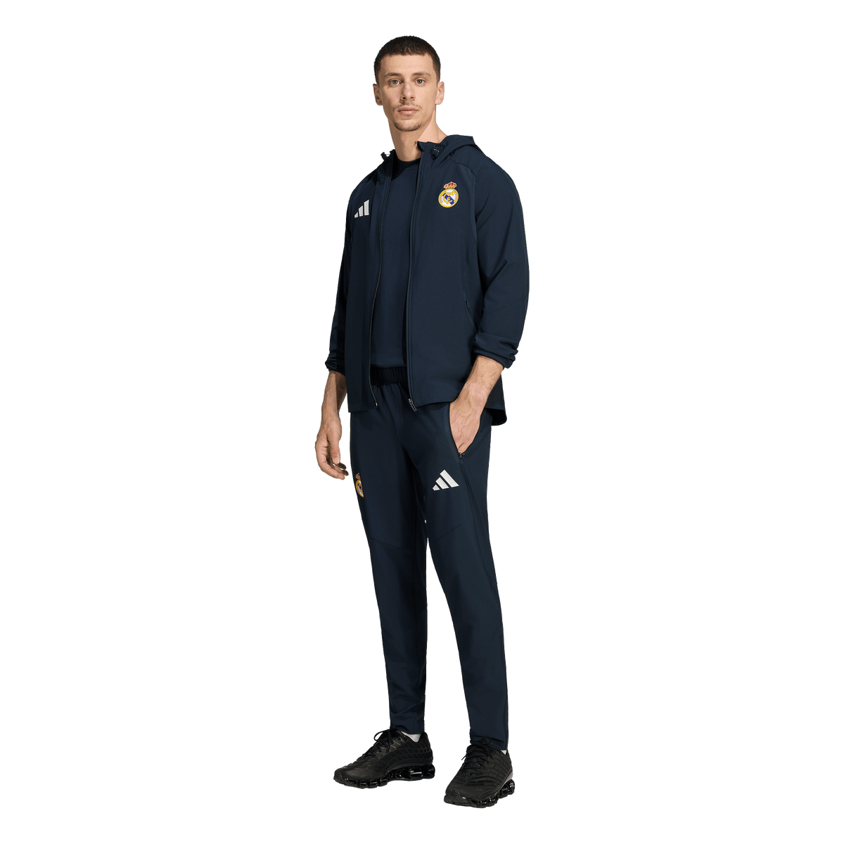 Adidas Real Madrid 2026/27 Tiro Travel Full Zip Windbreaker