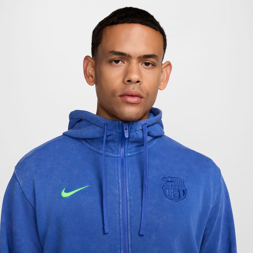 Nike Men's FC Barcelona 2024/25 Club Full-Zip Hoodie