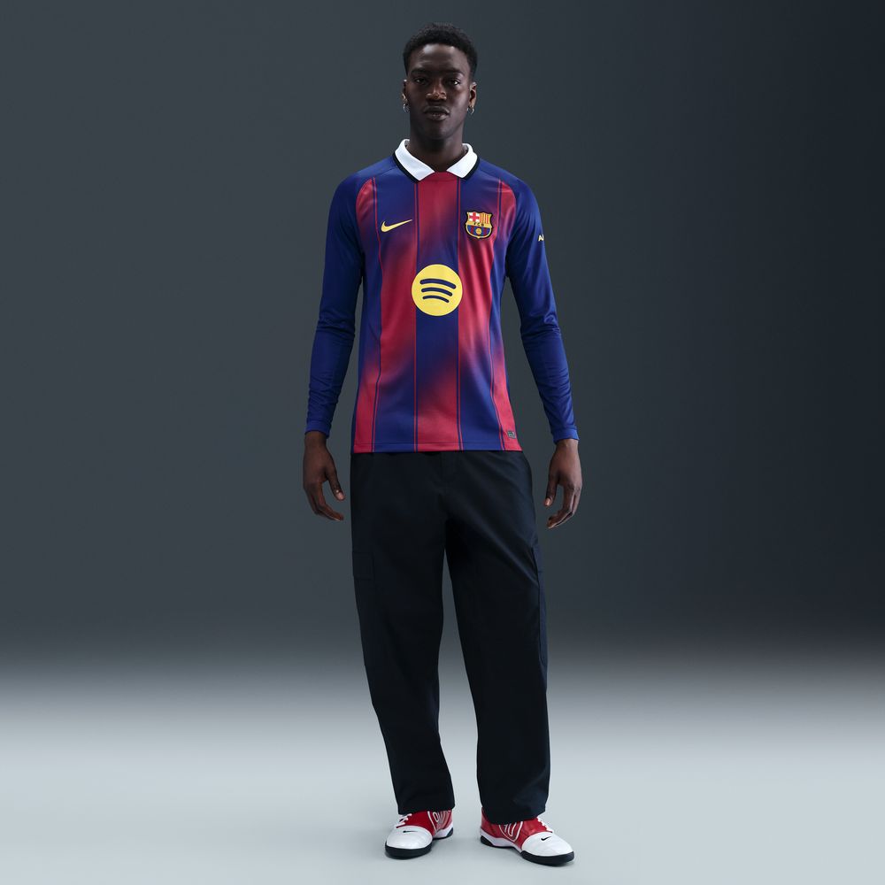 Nike FC Barcelona 2025/26 Long-Sleeve Home Jersey