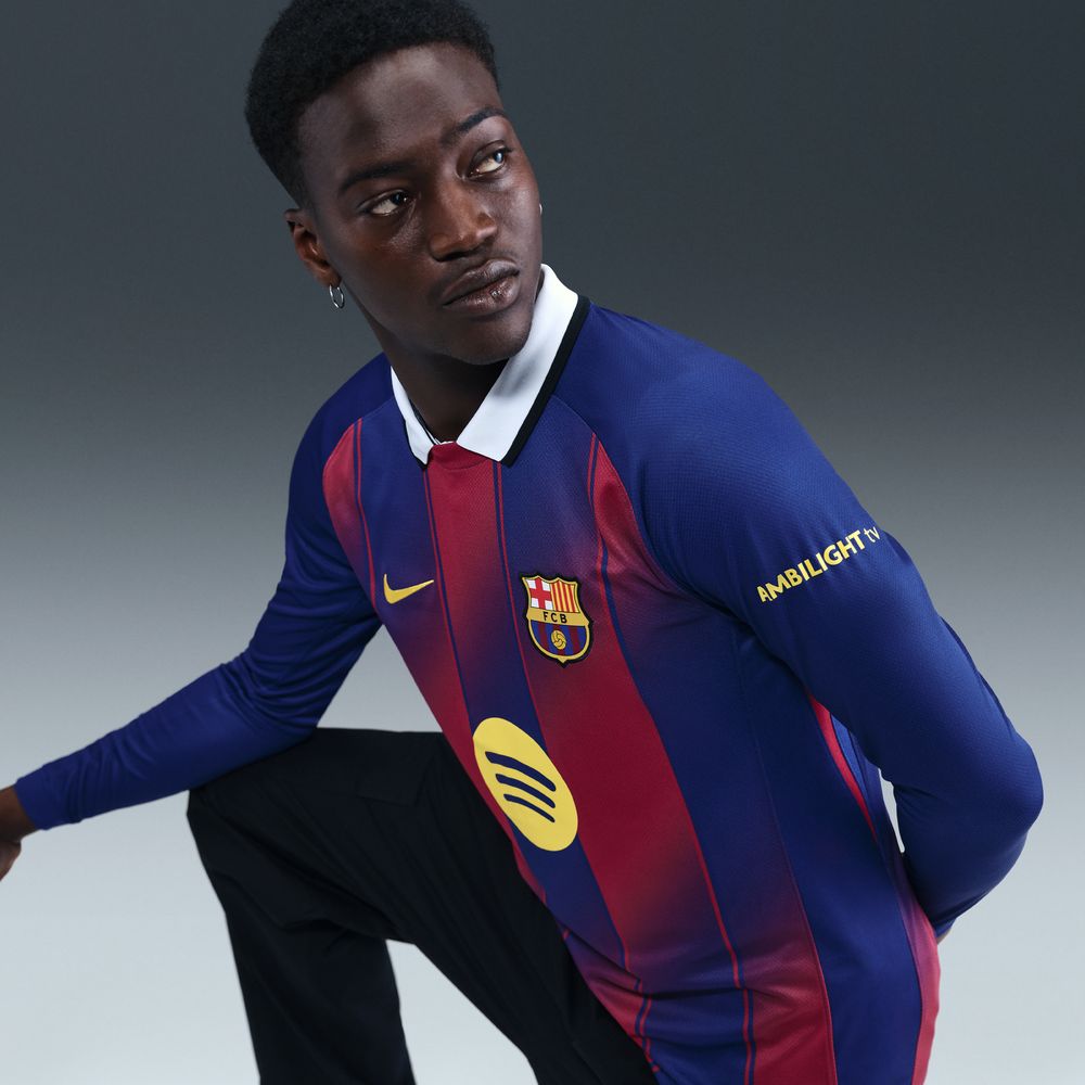 Nike FC Barcelona 2025/26 Long-Sleeve Home Jersey
