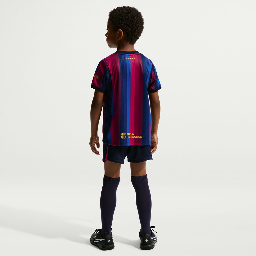 Nike Little Kids Barcelona 2026/27 Stadium Home Mini Kit