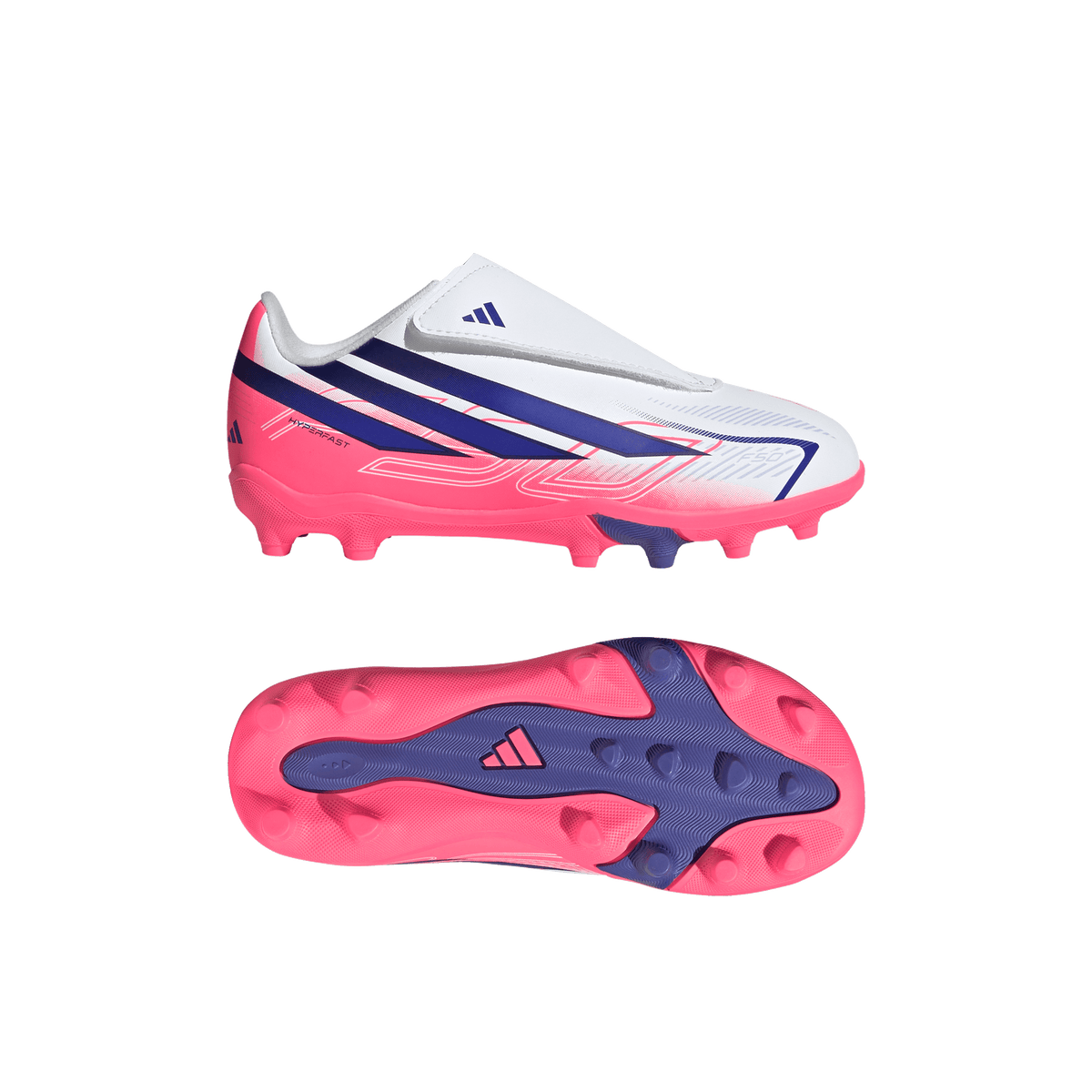 Adidas Jr. F50 Hyperfast Club Velcro FG/MG