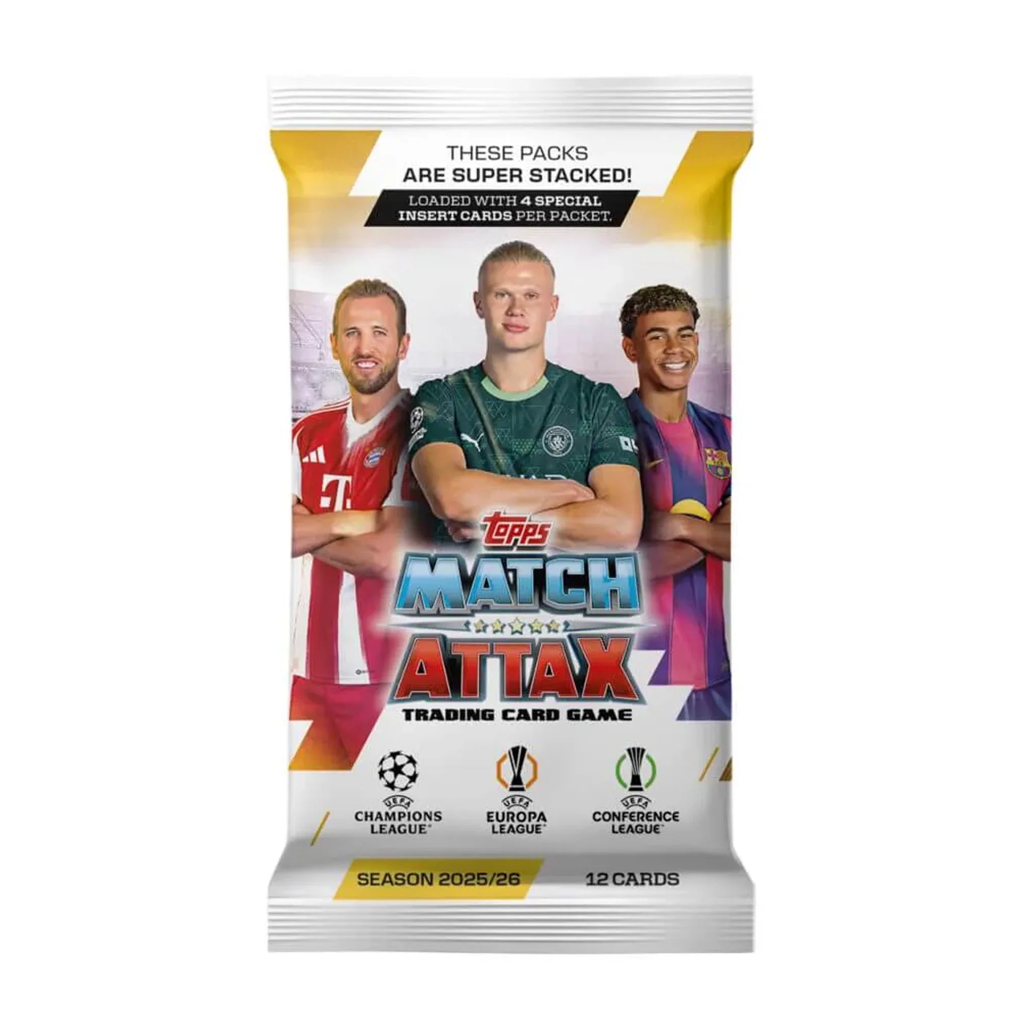 Topps Match Attax Trading Cards 2025/26 12 Card Pack